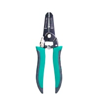 Кабелерез, съемник изоляции 0,8-2,6мм, черно-желтые рукоятки (2377)